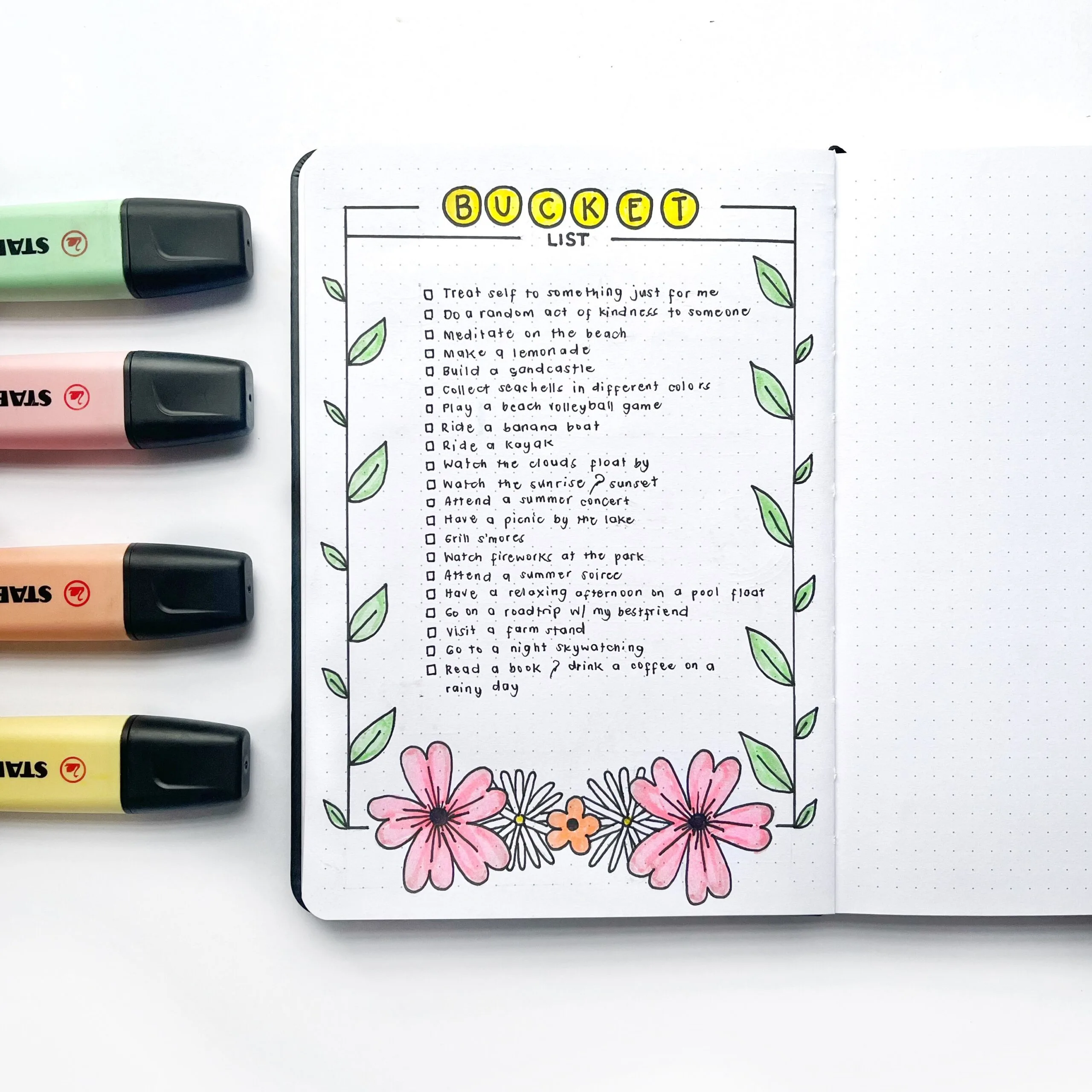 Dream Big Bullet Journal Printable