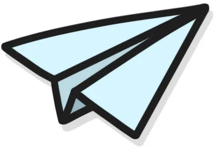 paper airplane icon