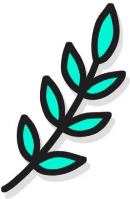 a laurel leaf.